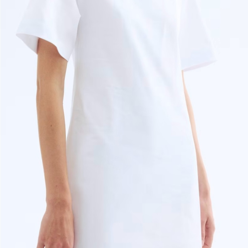 H&M White Mini Dress